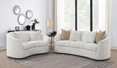 Rainn White 2 Pc Sofa Set - furniture place usa