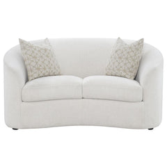 Rainn White 2 Pc Sofa Set - furniture place usa