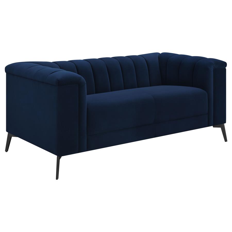 Chalet Blue 2 Pc Sofa Set - furniture place usa