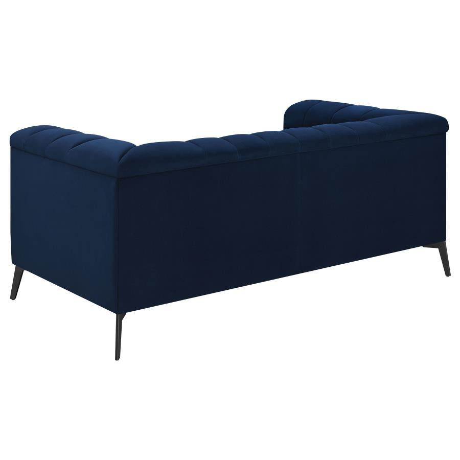Chalet Blue 3 Pc Sofa Set - furniture place usa
