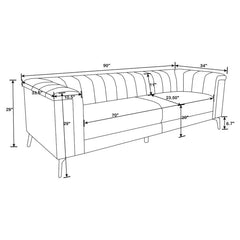 Chalet Blue 3 Pc Sofa Set - furniture place usa