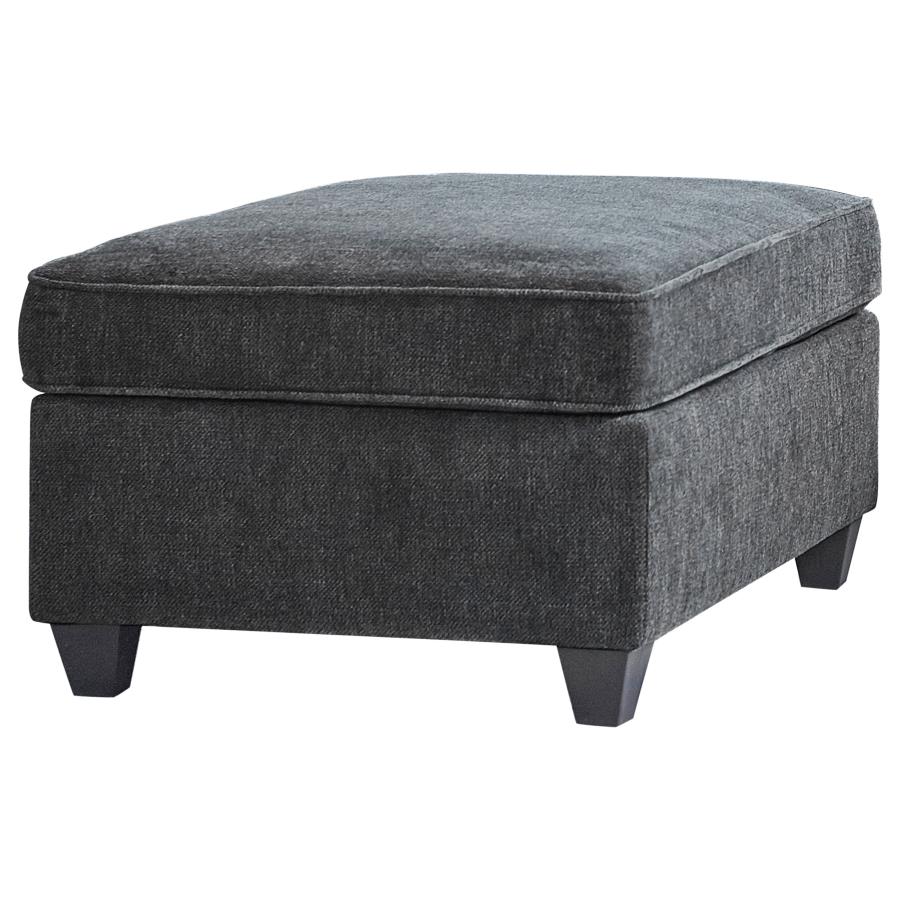 Mccord Grey Ottoman - furniture place usa