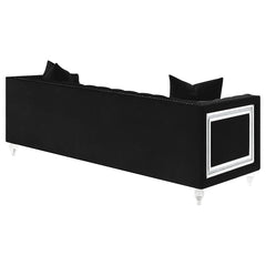 Delilah Black Sofa - furniture place usa