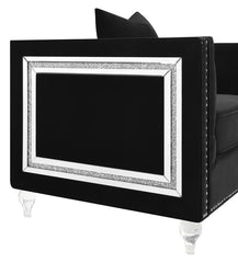 Delilah Black Sofa - furniture place usa