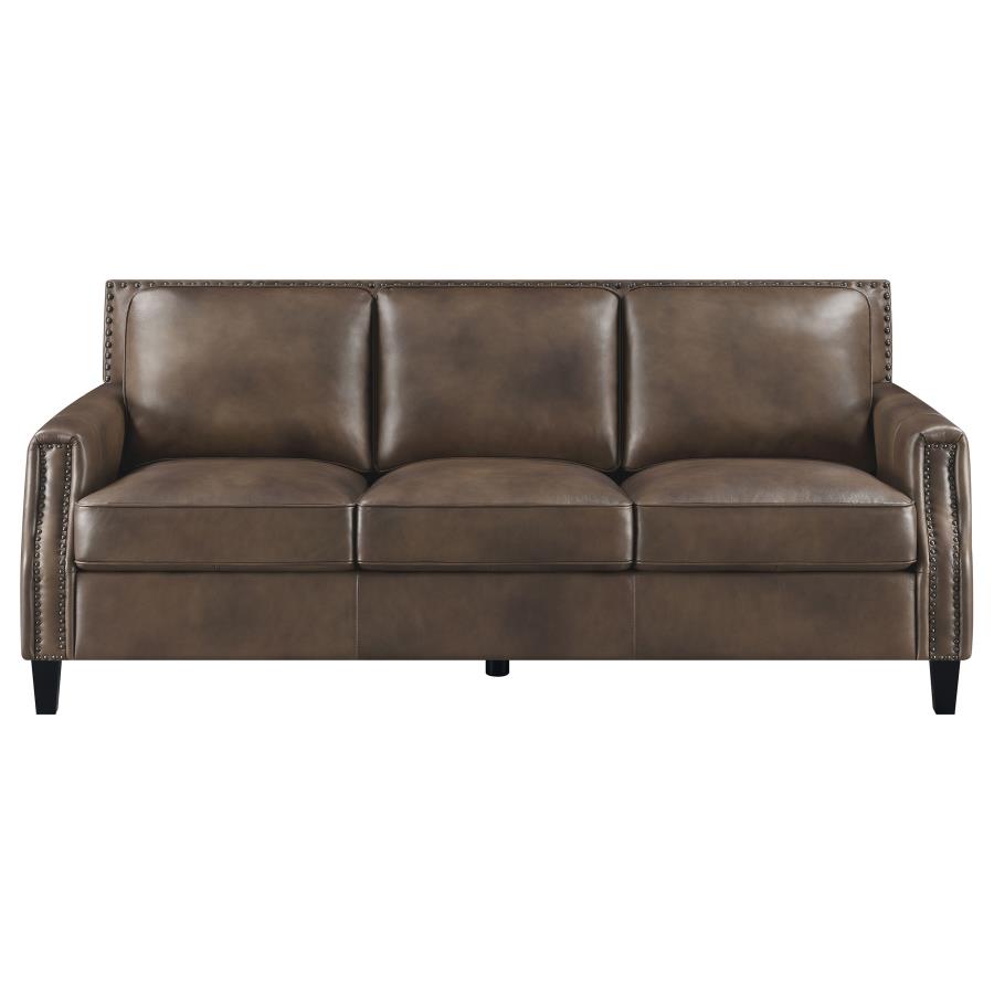 Leaton Brown 2 Pc Sofa Set - furniture place usa