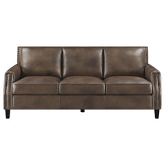 Leaton Brown 2 Pc Sofa Set - furniture place usa