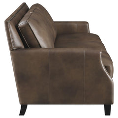 Leaton Brown 2 Pc Sofa Set - furniture place usa