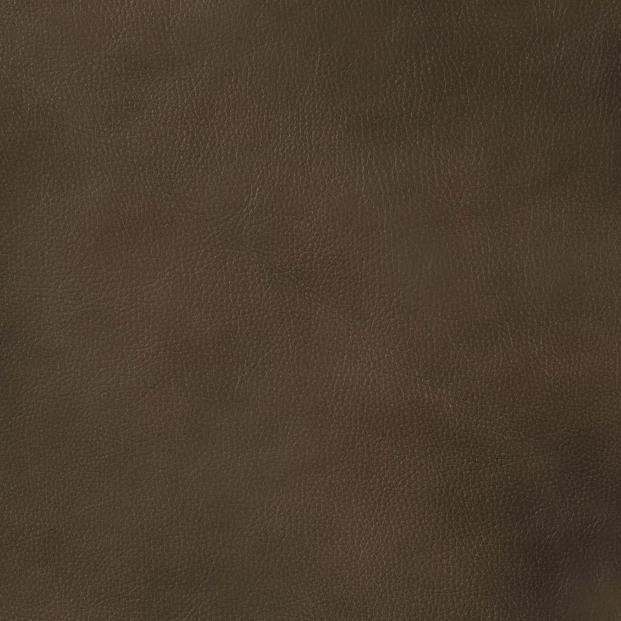 Leaton Brown Loveseat - furniture place usa