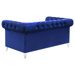 Bleker Blue 3 Pc Sofa Set - furniture place usa