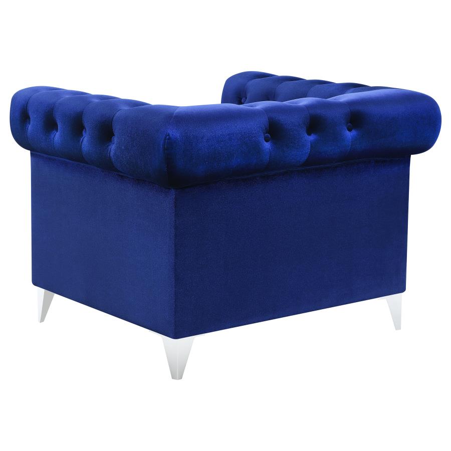 Bleker Blue 3 Pc Sofa Set - furniture place usa