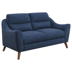 Gano Blue 2 Pc Sofa Set - furniture place usa