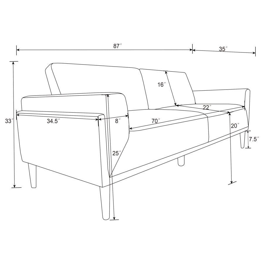 Rilynn Grey 2 Pc Sofa Set - furniture place usa