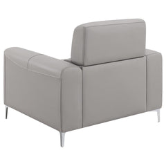 Glenmark Grey 3 Pc Sofa Set - furniture place usa