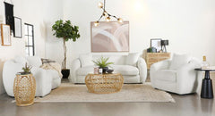 Isabella White 3 Pc Sofa Set - furniture place usa