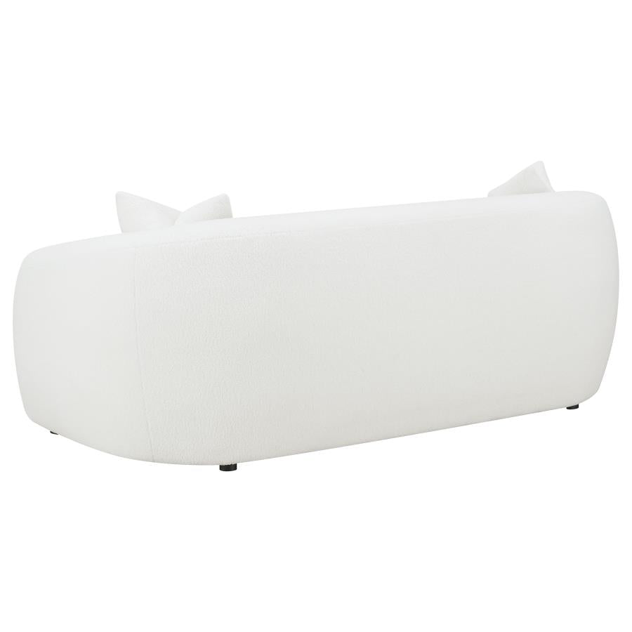 Isabella White 3 Pc Sofa Set - furniture place usa