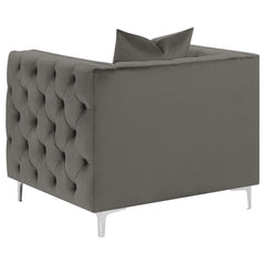 Phoebe Grey 3 Pc Sofa Set - furniture place usa