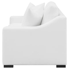Ashlyn White Loveseat - furniture place usa