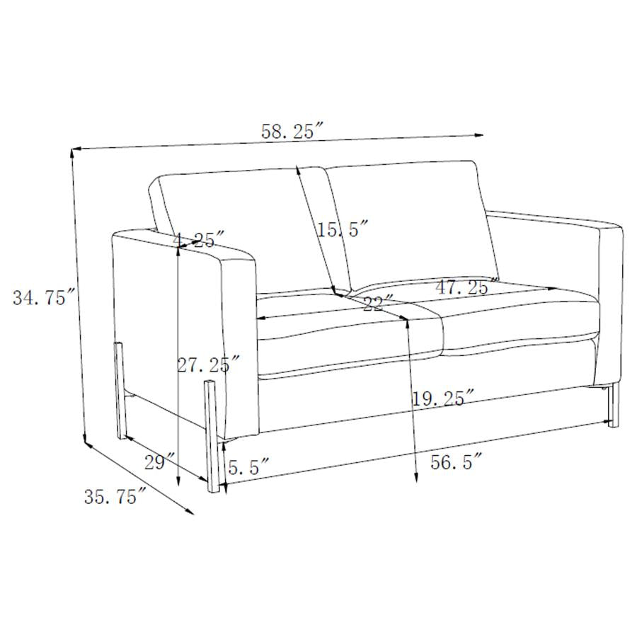 Tilly Beige 3 Pc Sofa Set - furniture place usa