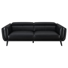 Shania Black 2 Pc Sofa Set - furniture place usa