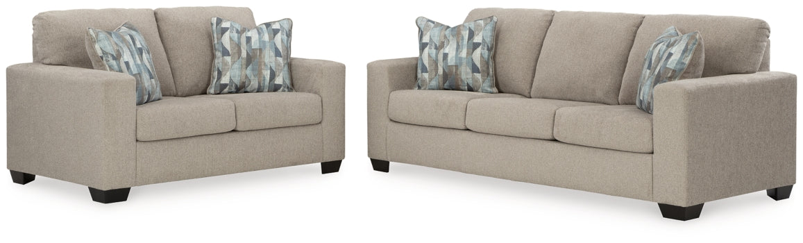 Deltona Sofa and Loveseat - furniture place usa