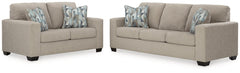 Deltona Sofa and Loveseat - furniture place usa