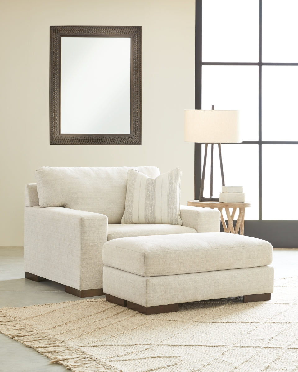 Maggie Chair and Ottoman - furniture place usa