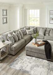 Bayless 3-Piece Sectional with Ottoman - furniture place usa