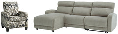 Colleyville 3-Piece Sectional with Recliner - PKG008158 - furniture place usa