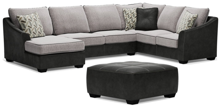 Bilgray 3-Piece Sectional with Ottoman - PKG008950 - furniture place usa