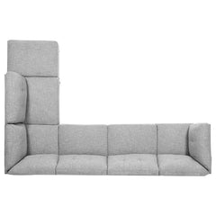 Churchill Grey 6 Pc Sectional - furniture place usa