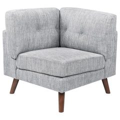Churchill Grey 6 Pc Sectional - furniture place usa