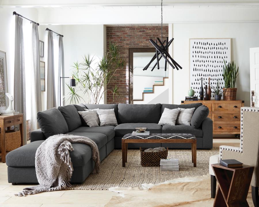 Serene Grey Corner - furniture place usa