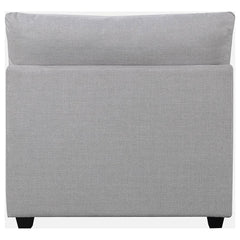 Cambria Grey Armless Chair - furniture place usa