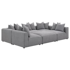 Jennifer Grey 6 Pc Sectional - furniture place usa