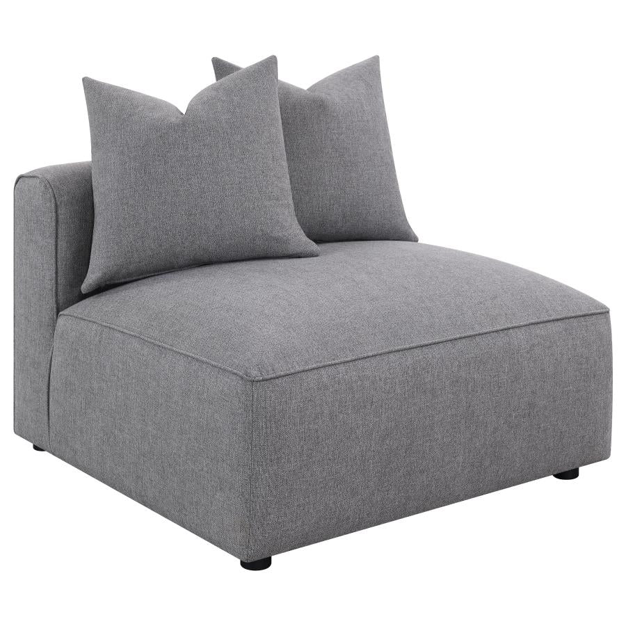 Jennifer Grey Armless Chair - furniture place usa