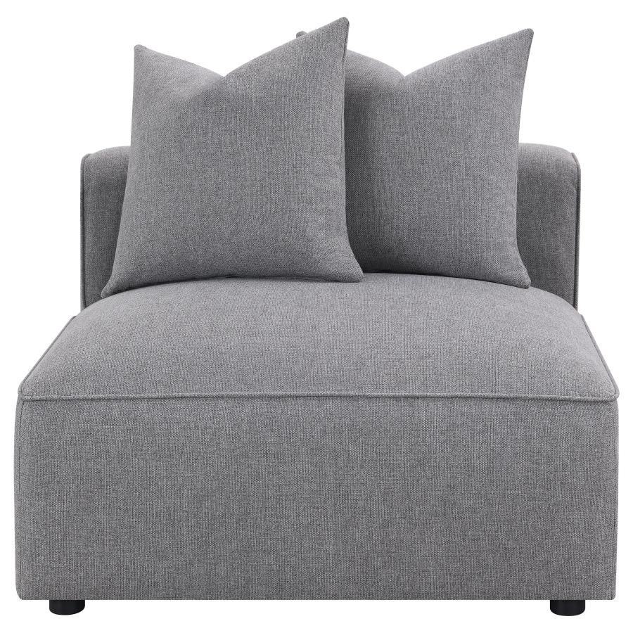 Jennifer Grey Armless Chair - furniture place usa
