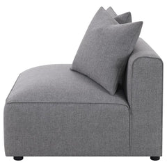 Jennifer Grey Armless Chair - furniture place usa