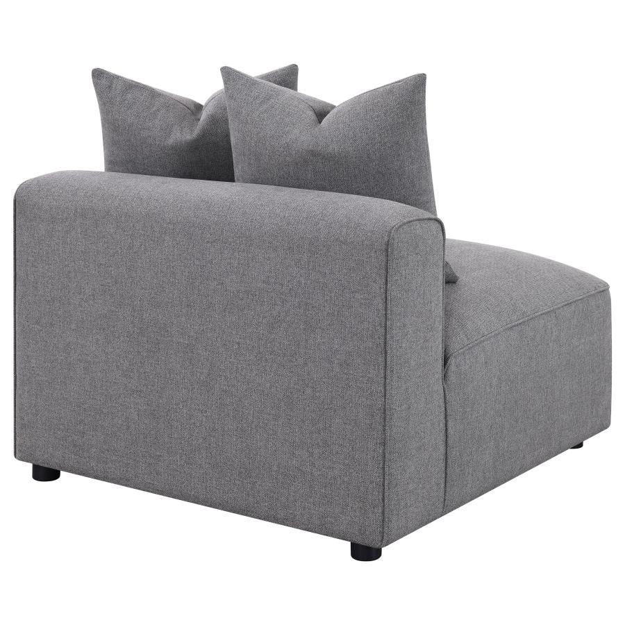 Jennifer Grey Armless Chair - furniture place usa