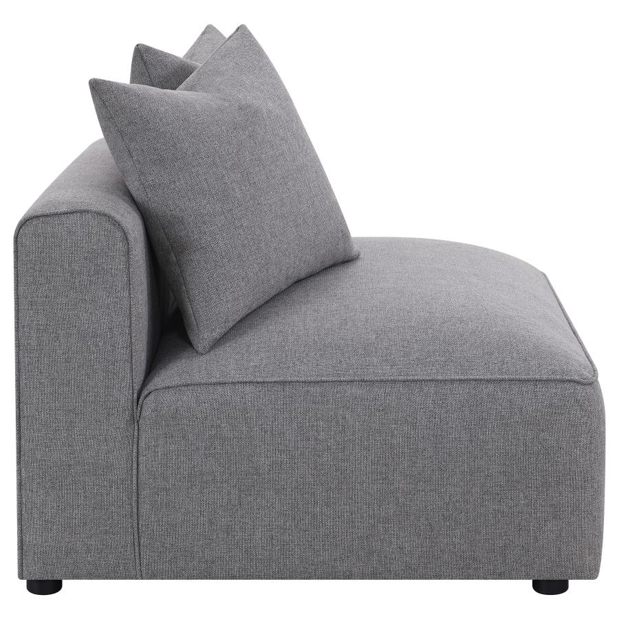 Jennifer Grey Armless Chair - furniture place usa
