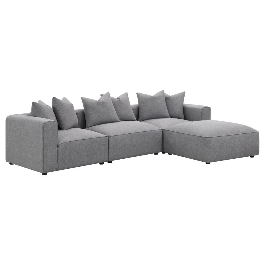 Jennifer Grey Armless Chair - furniture place usa