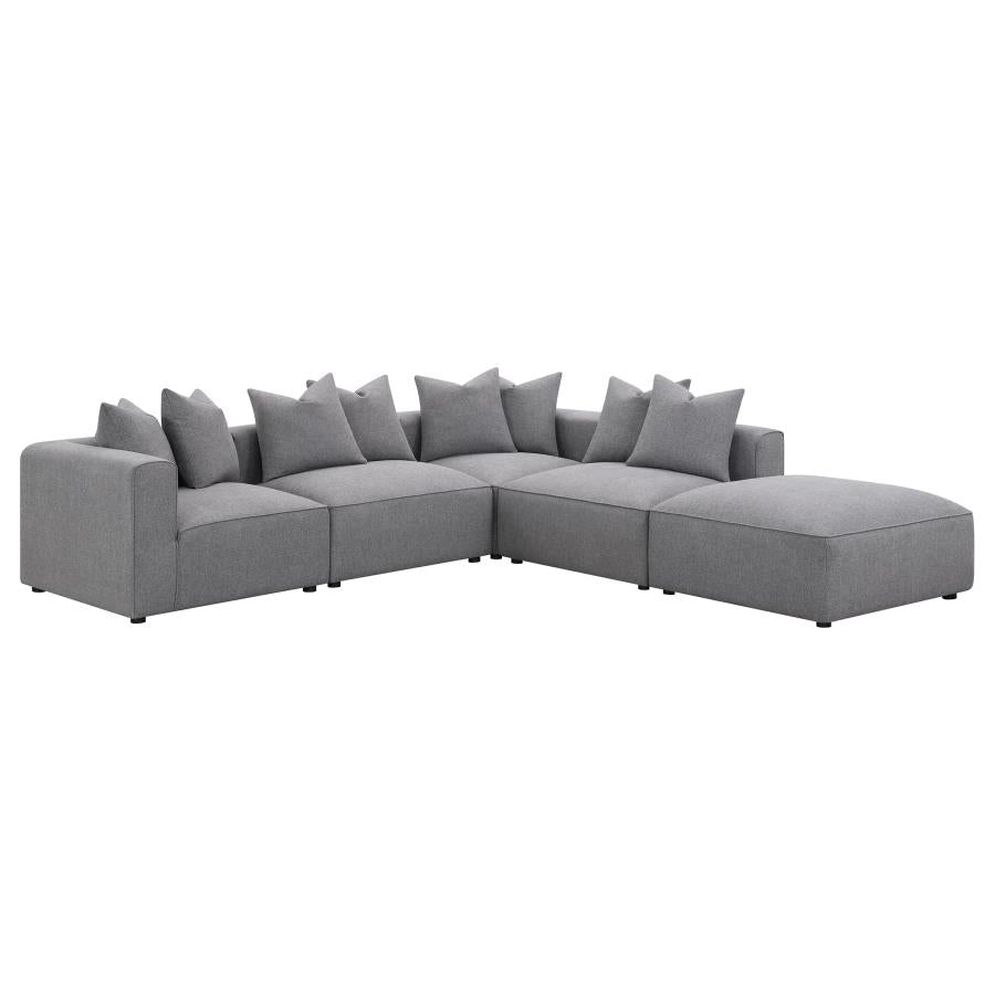 Jennifer Grey Armless Chair - furniture place usa