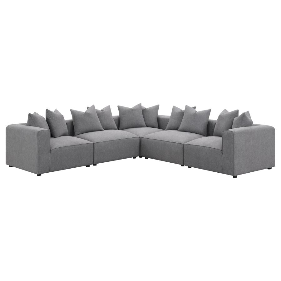 Jennifer Grey Armless Chair - furniture place usa