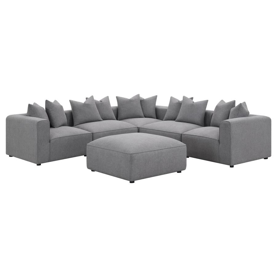 Jennifer Grey Armless Chair - furniture place usa