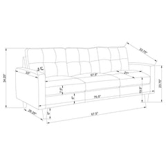 Watsonville Grey 2 Pc Sofa Set - furniture place usa