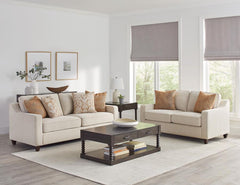 Christine Beige Sofa - furniture place usa