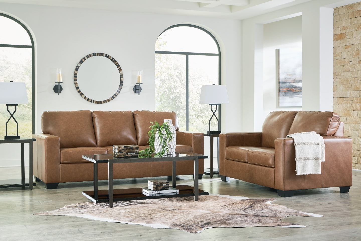 Bolsena Sofa and Loveseat - furniture place usa