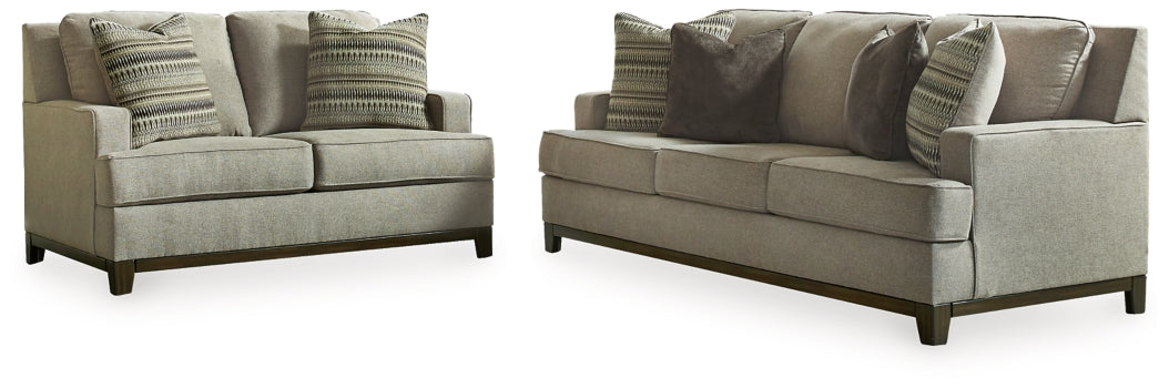 Kaywood Sofa and Loveseat - furniture place usa