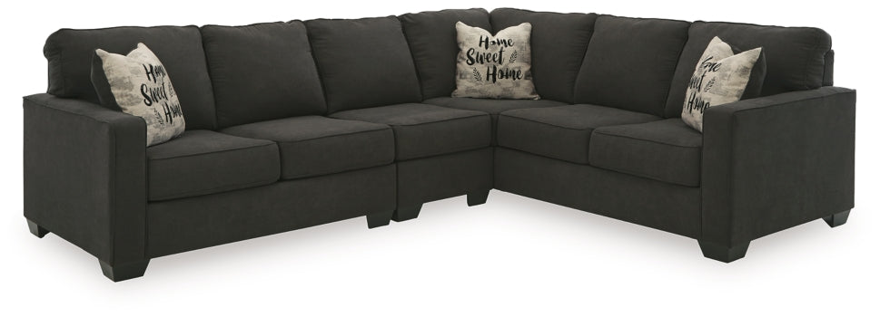 Lucina 3-Piece Sectional with Ottoman - PKG013120 - furniture place usa
