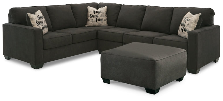 Lucina 3-Piece Sectional with Ottoman - PKG013119 - furniture place usa