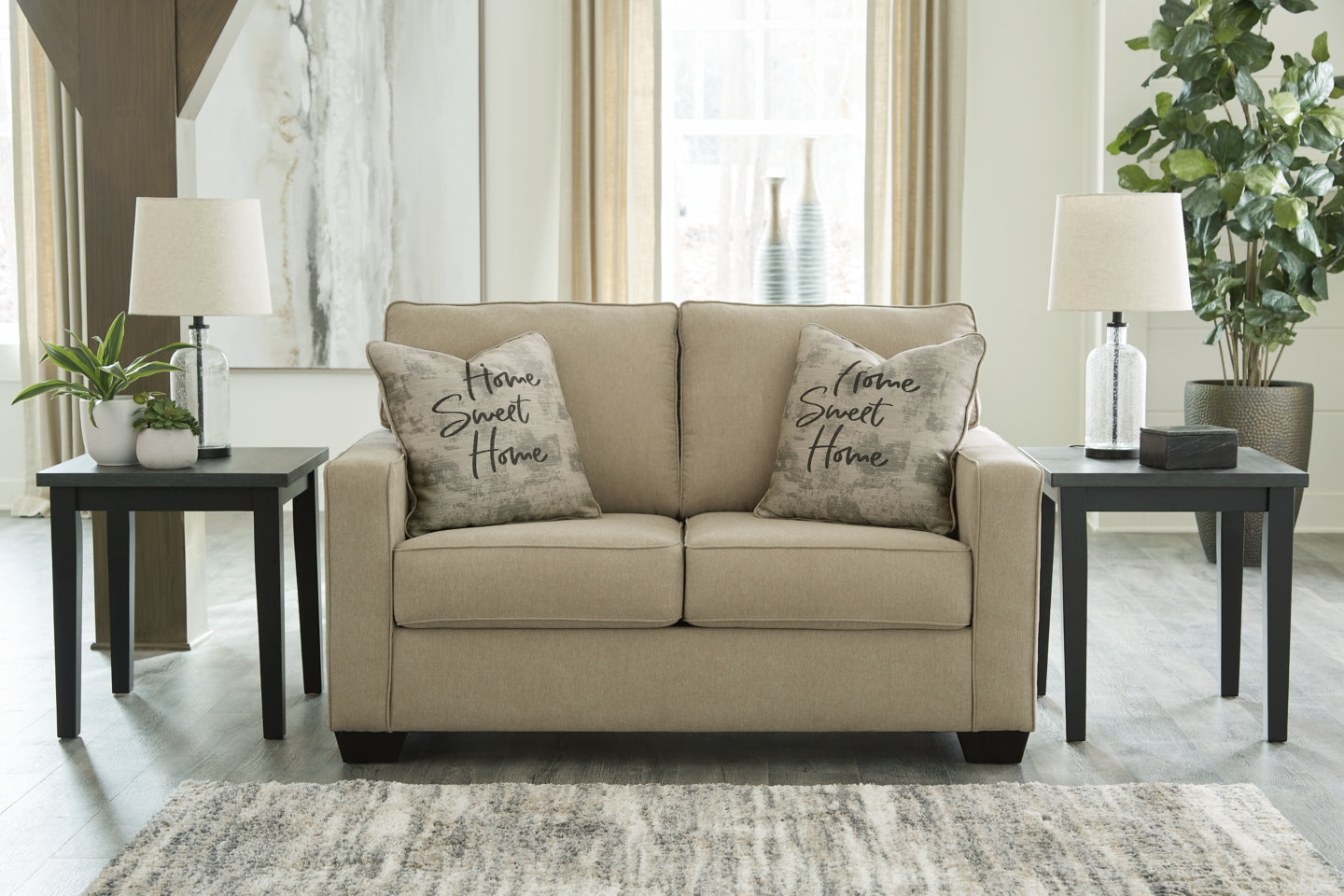 Lucina Sofa and Loveseat - furniture place usa